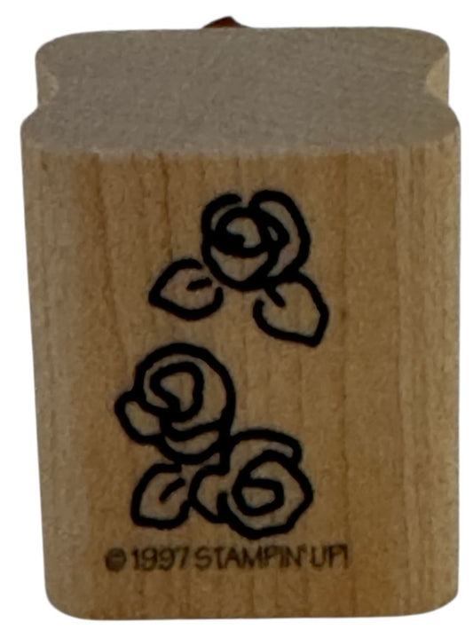 Stampin Up Small Rose Bud Flowers Floral Roses Mothers Day Card Making Valentine