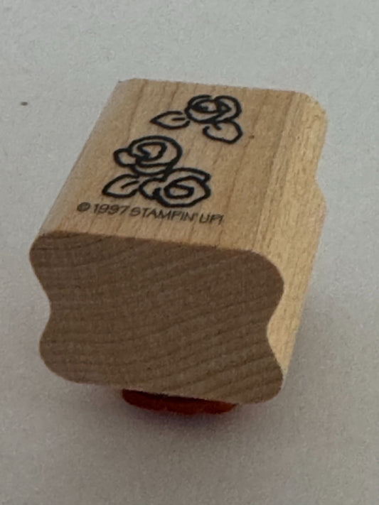 Stampin Up Small Rose Bud Flowers Floral Roses Mothers Day Card Making Valentine