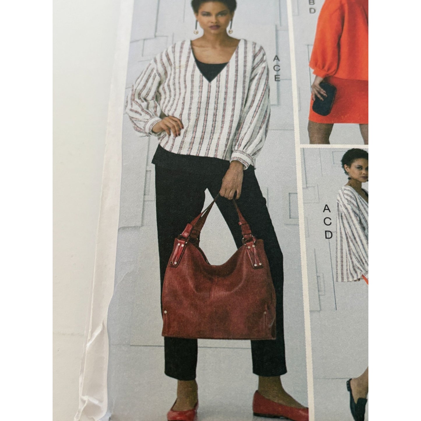 Vogue Sewing Pattern V9286 Tops Pants Skirt Work Career Easy Sizes L XL XXL UC