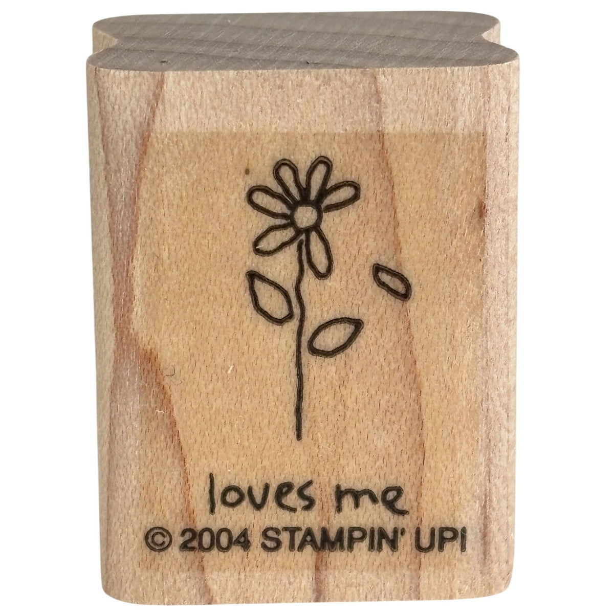Stampin Up Rubber Stamp He Loves Me He Loves Me Not Flower Mini Daisy Cardmaking