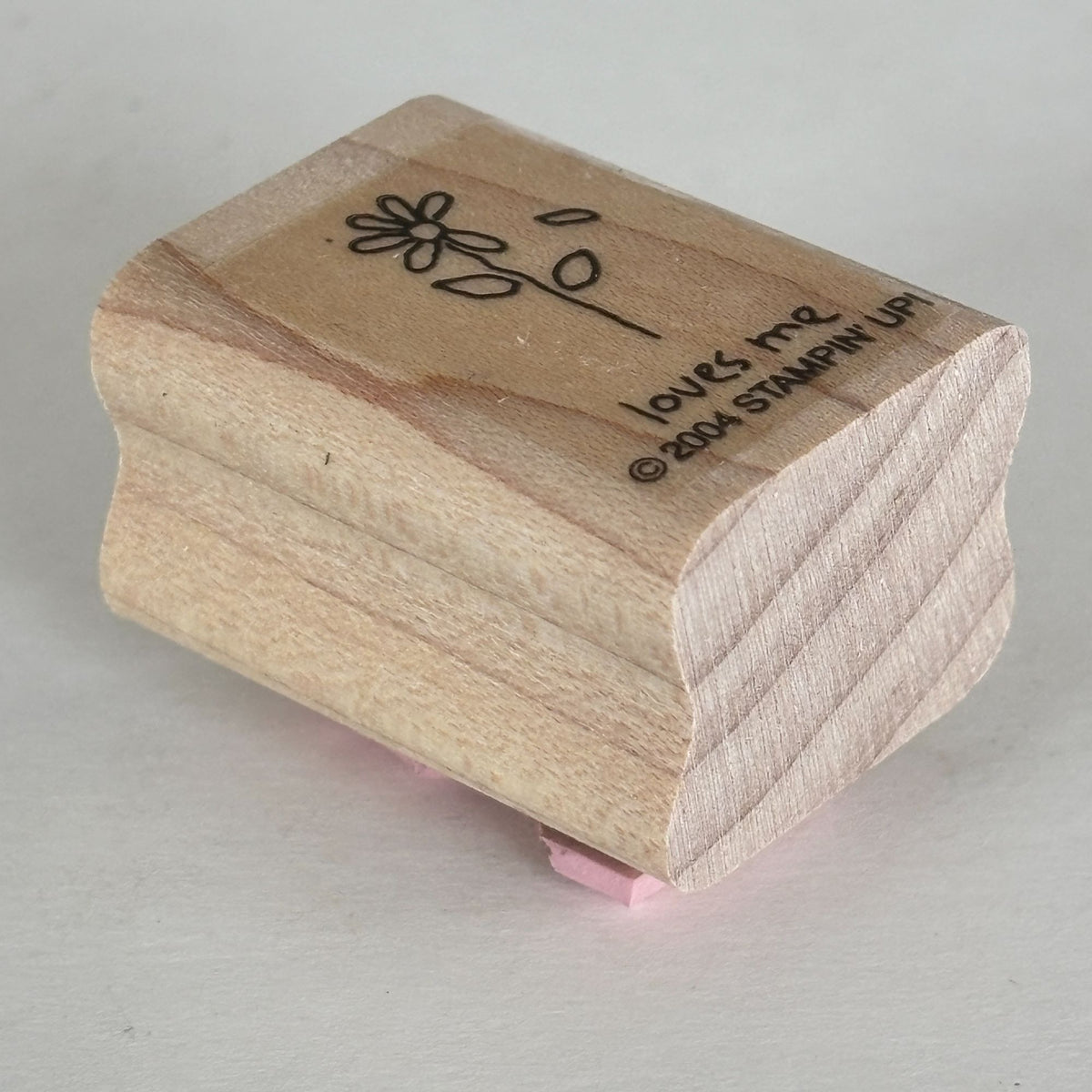 Stampin Up Rubber Stamp He Loves Me He Loves Me Not Flower Mini Daisy Cardmaking