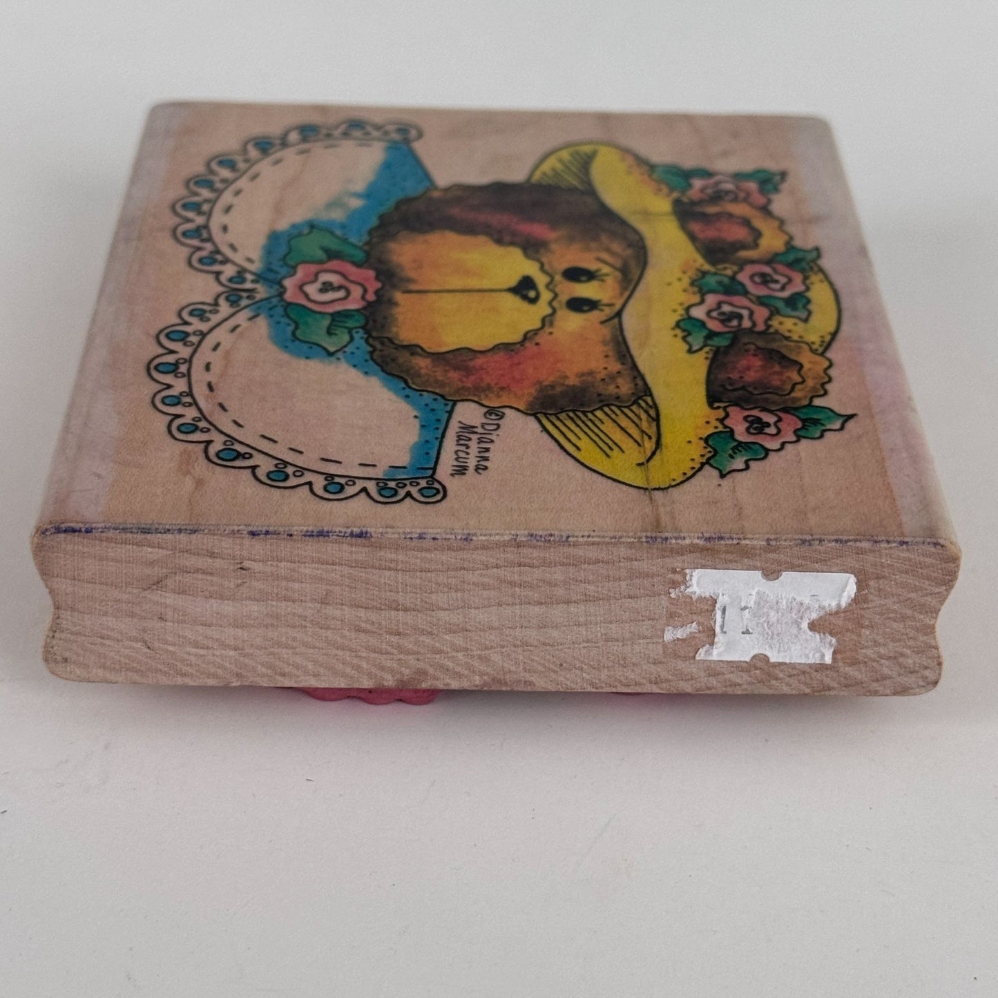 Stampassions Rubber Stamp Beary Elegant Teddy Bear Tea Party Invitation Cardmaking Large
