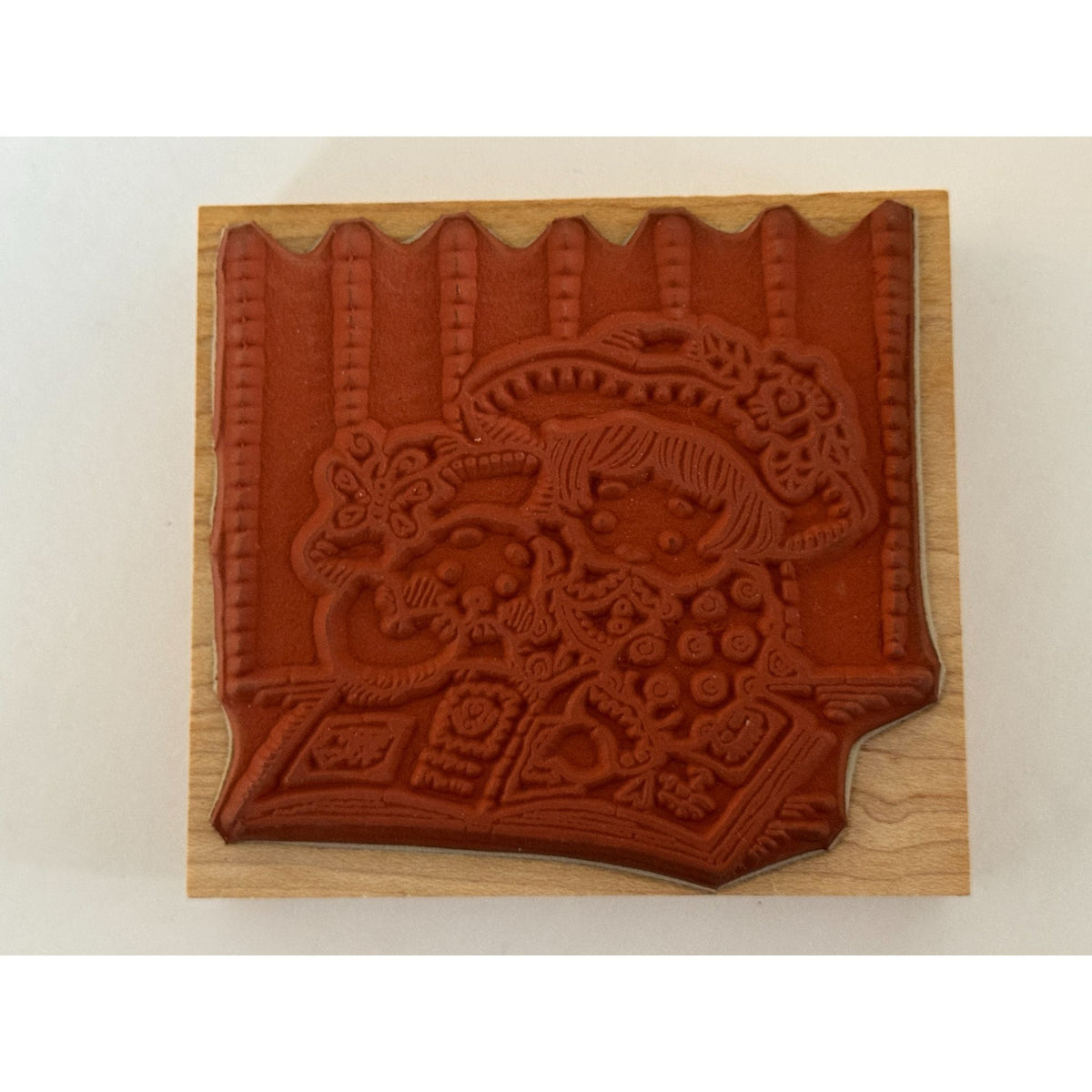 Penny Black Rubber Stamp Sharing Memories Teddy Bear Girl Photo Album Memory