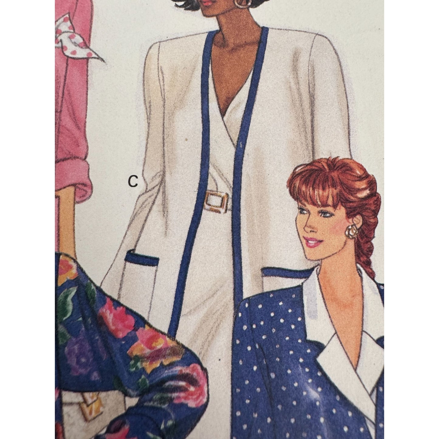 Butterick Sewing Pattern 3163 Blazer Jacket Work Career Sizes 12 14 16 UC 1980s