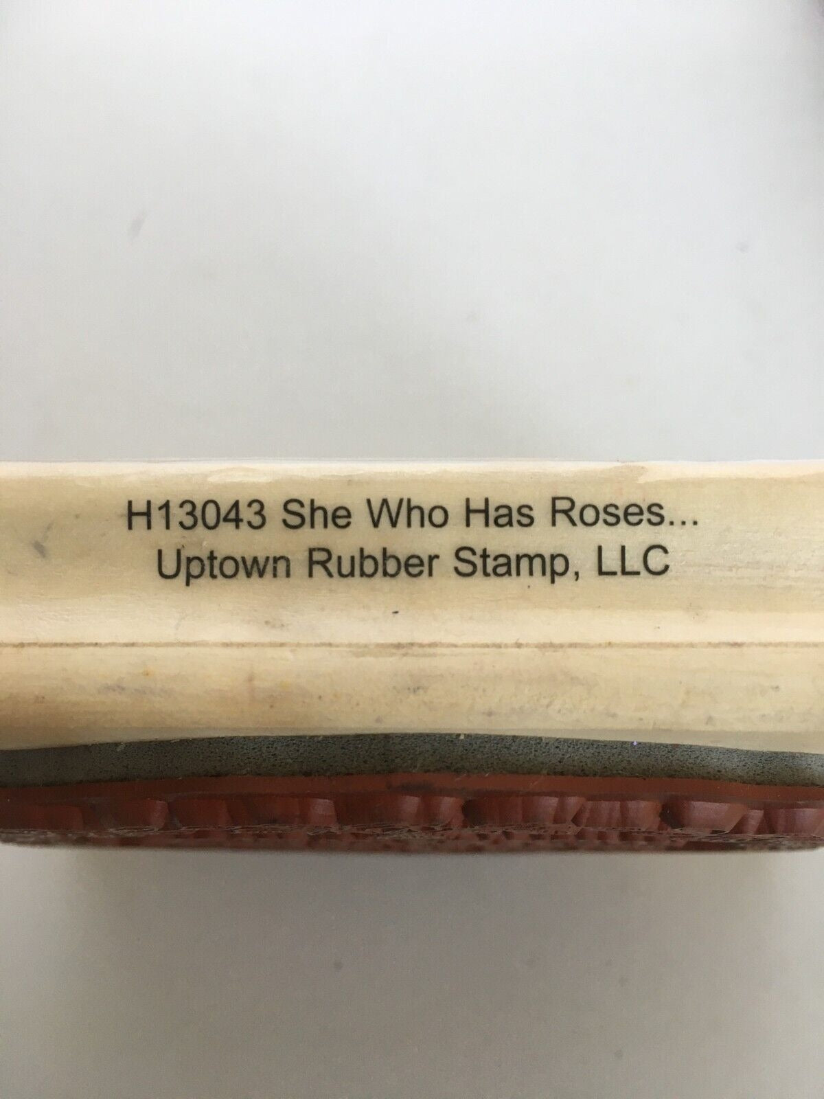 Uptown Holly Pond Hill Rubber Stamp She Who Has Roses in Her Garden Nature Rare