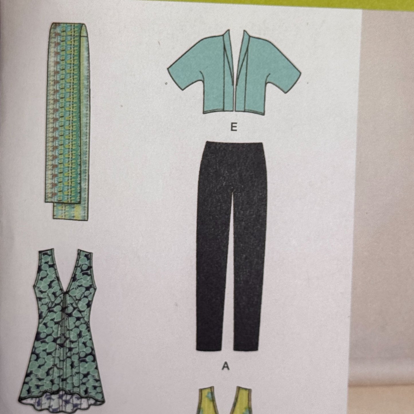 Simplicity Sewing Pattern 1376 Dress Tunic Top Modern Casual Outfit 10-18 Uncut Leggings Jacket
