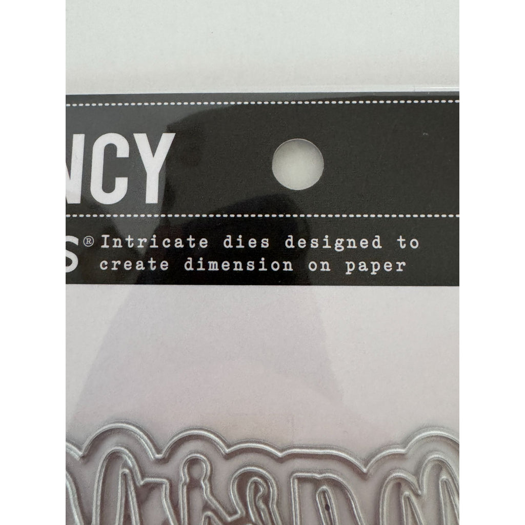 Hero Arts Fancy Dies Amazing Word Metal Die Set Flower Paper Crafts Cardmaking