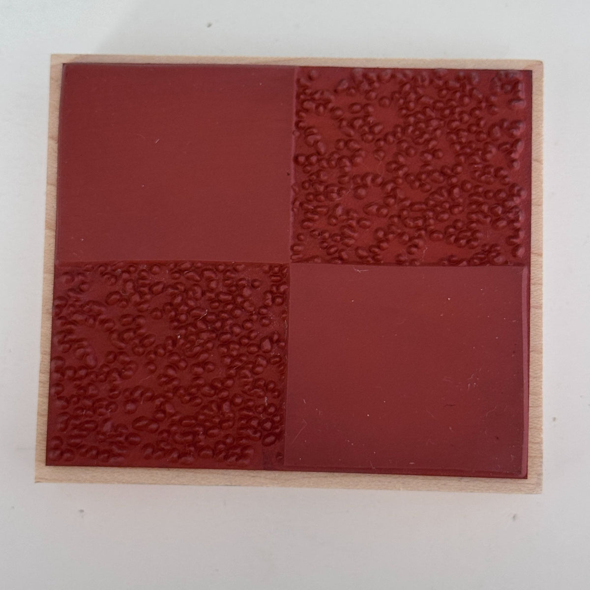 Hero Arts Rubber Stamp Solid Blocks Textures Checkerboard Layered Background Geometric Cardmaking Paper Crafting