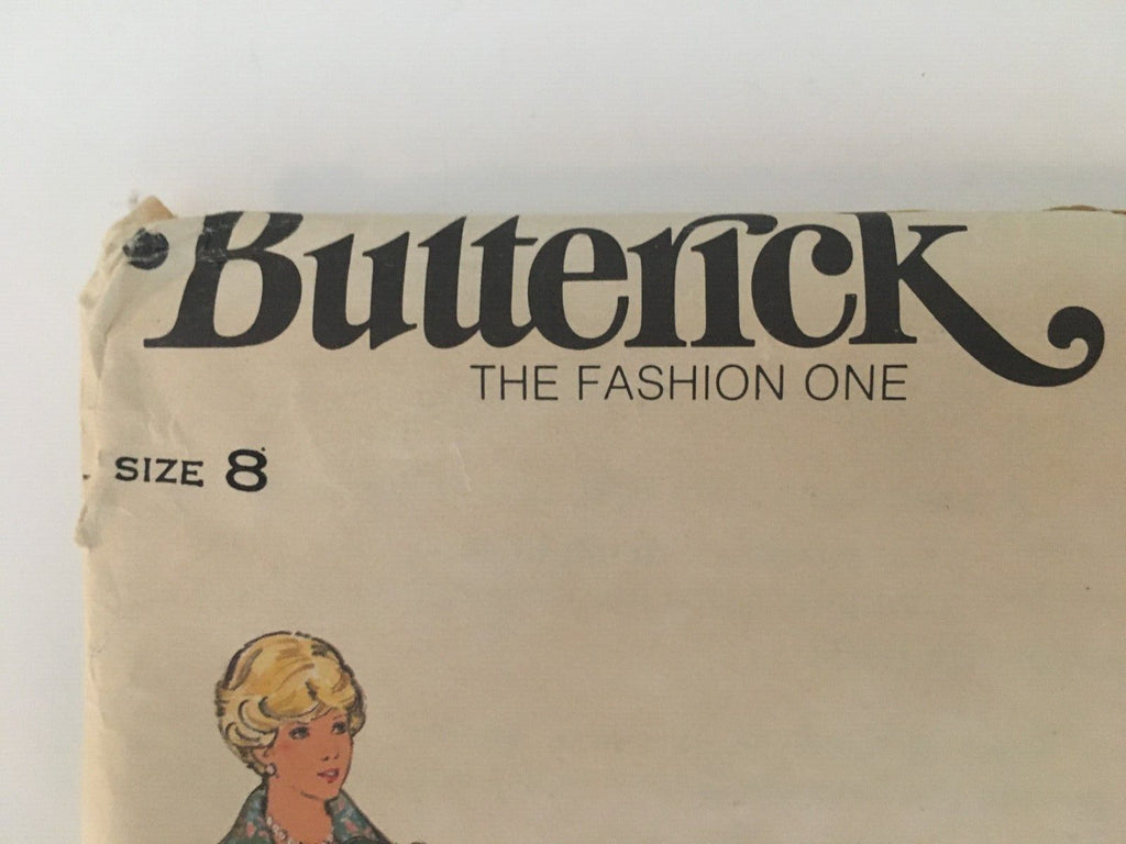 Butterick Sewing Pattern 4028 Dress Shirt Skirt Pants 1970s Vintage Retro 8 UC