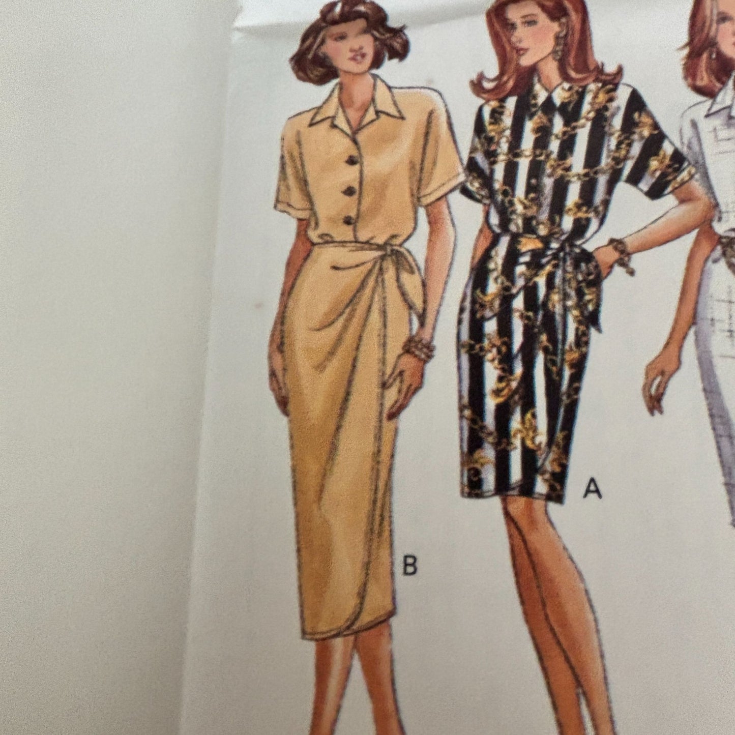 Butterick Sewing Pattern 6787 90s Dress Suit Corporate Core Easy 18 20 22 Uncut