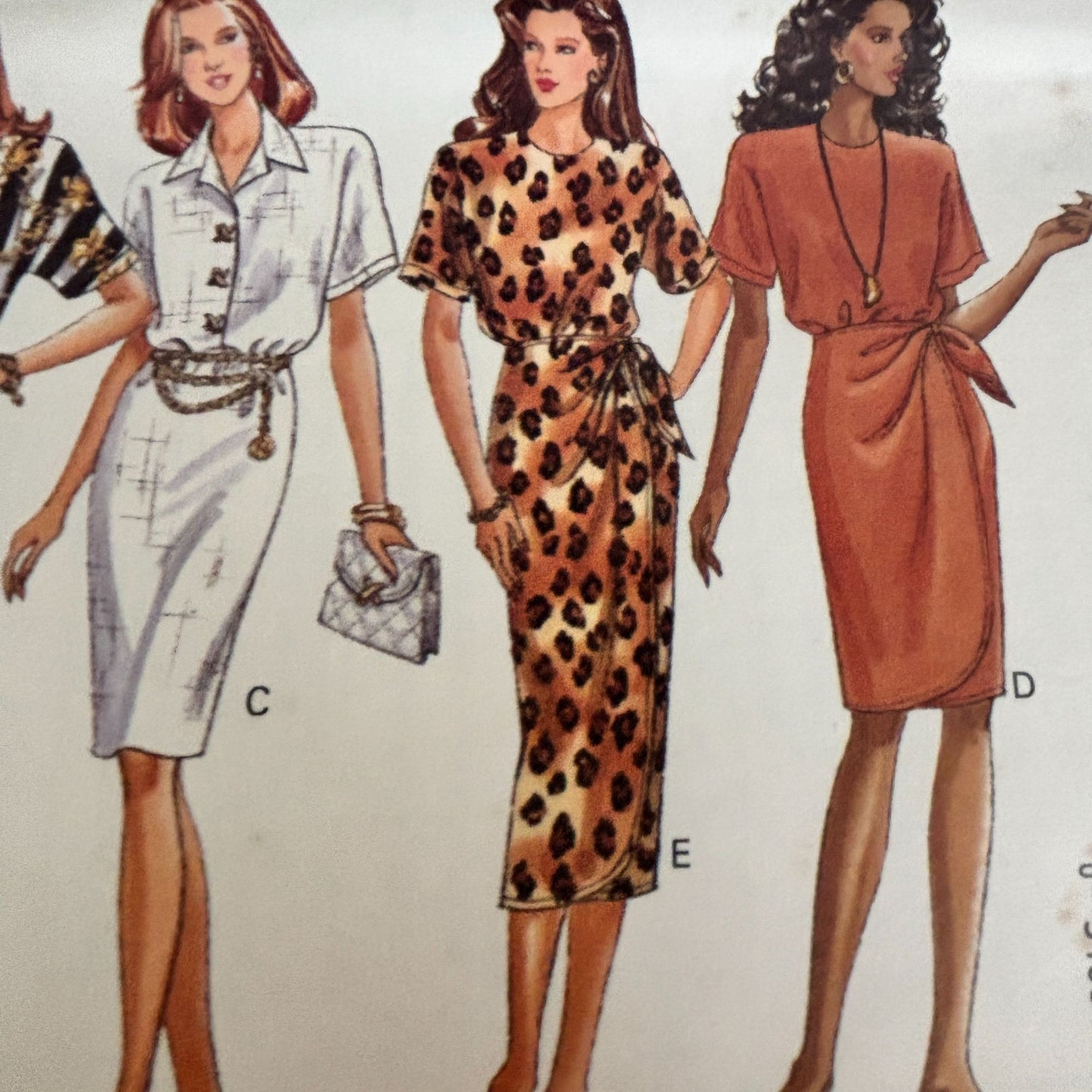 Butterick Sewing Pattern 6787 90s Dress Suit Corporate Core Easy 18 20 22 Uncut