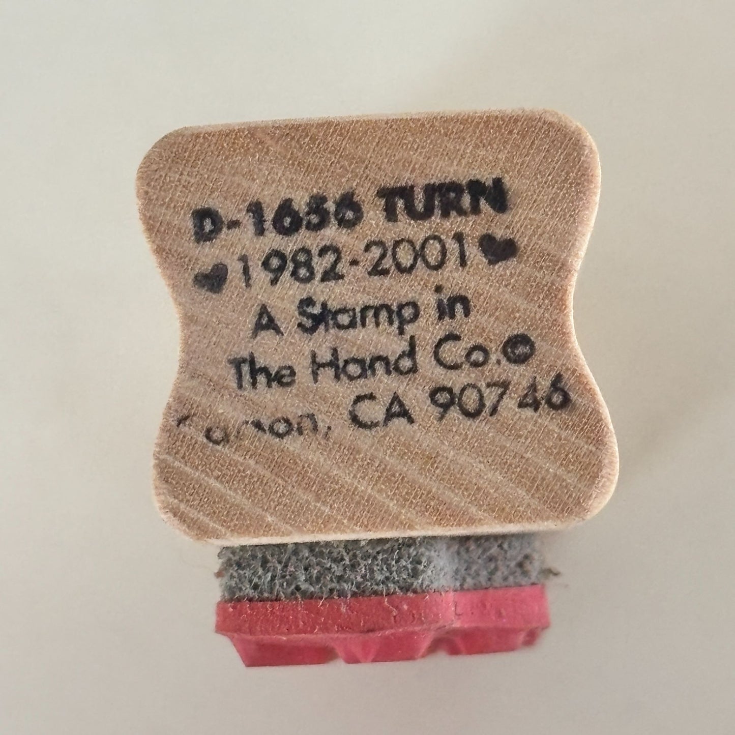 A Stamp In The Hand Rubber Stamp Turn Back The Clock Quote Funny Birthday Card Words