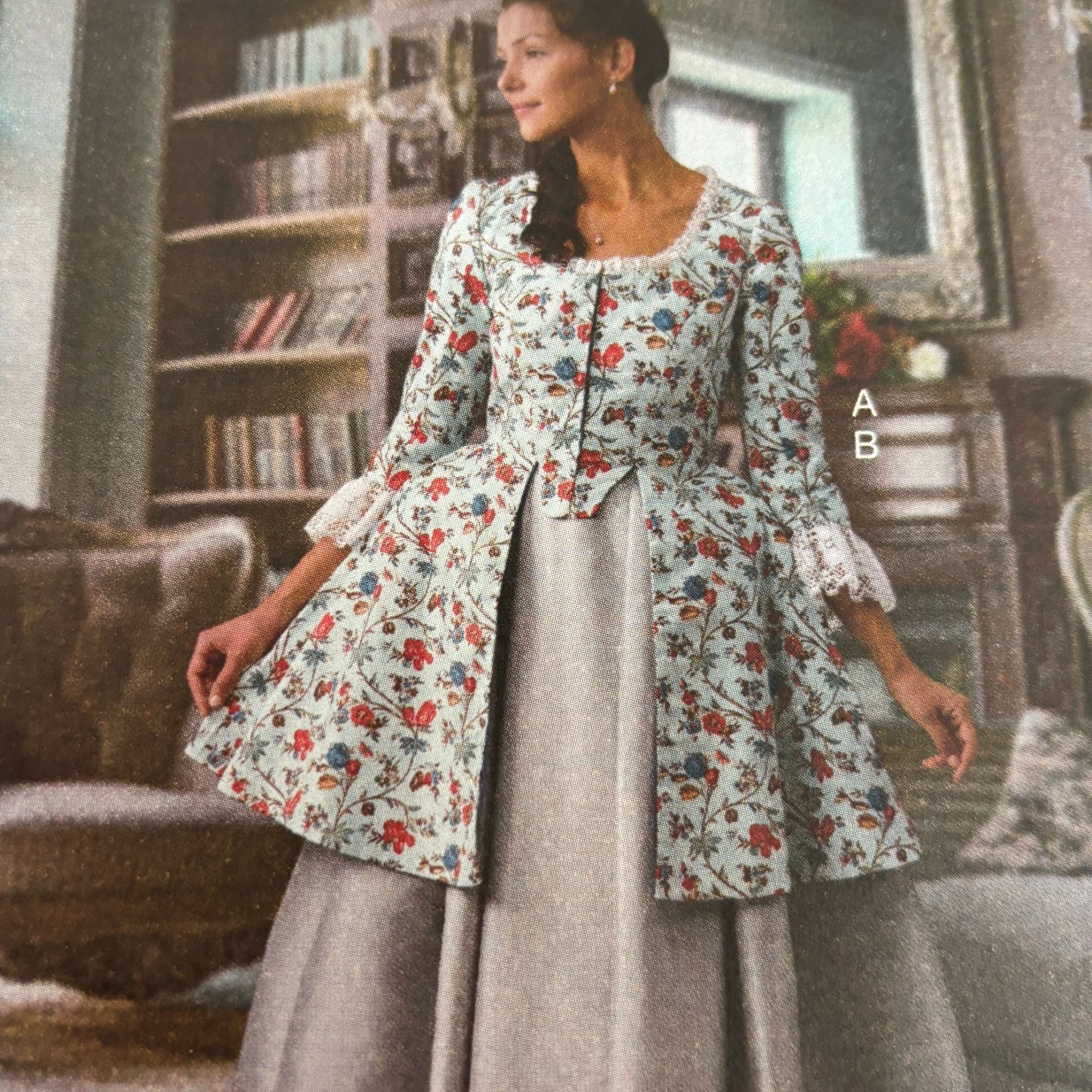 McCalls Sewing Pattern M7916 Outlander Costume Dress Caraco Jacket Pleated Full Skirt 14-22 Uncut