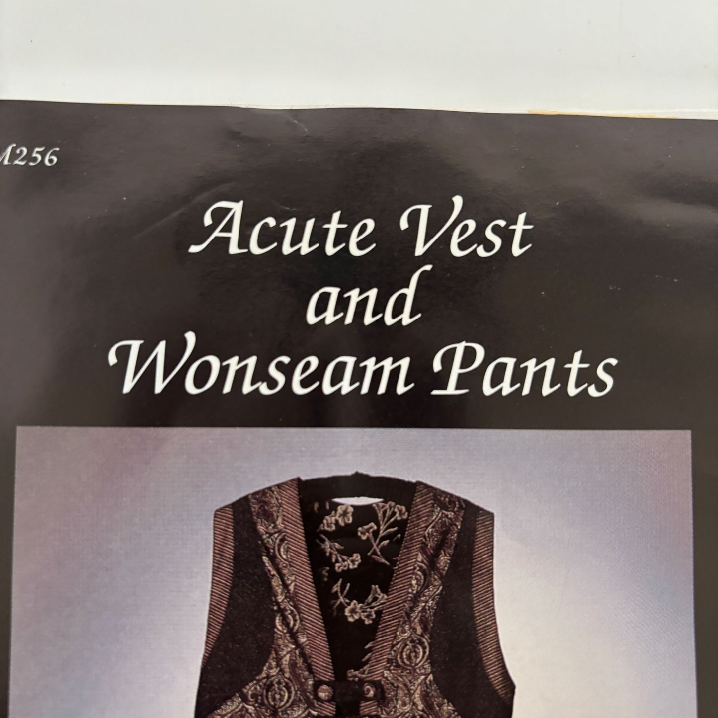 Misses Outfit Sewing Pattern Vest One Seam Pants Wide Leg Culottes Mirman Uncut