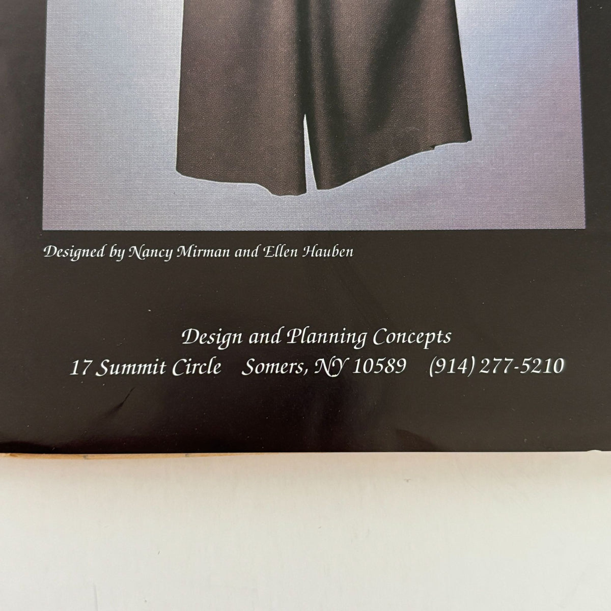Misses Outfit Sewing Pattern Vest One Seam Pants Wide Leg Culottes Mirman Uncut
