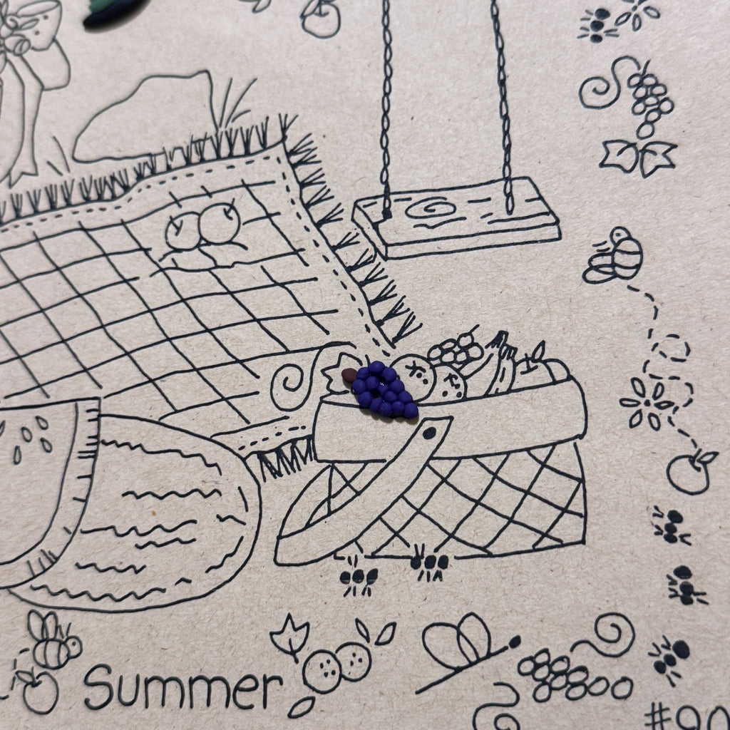 Cotton Way Season to Season Stitchery Embroidery Pattern Summer Country Charms