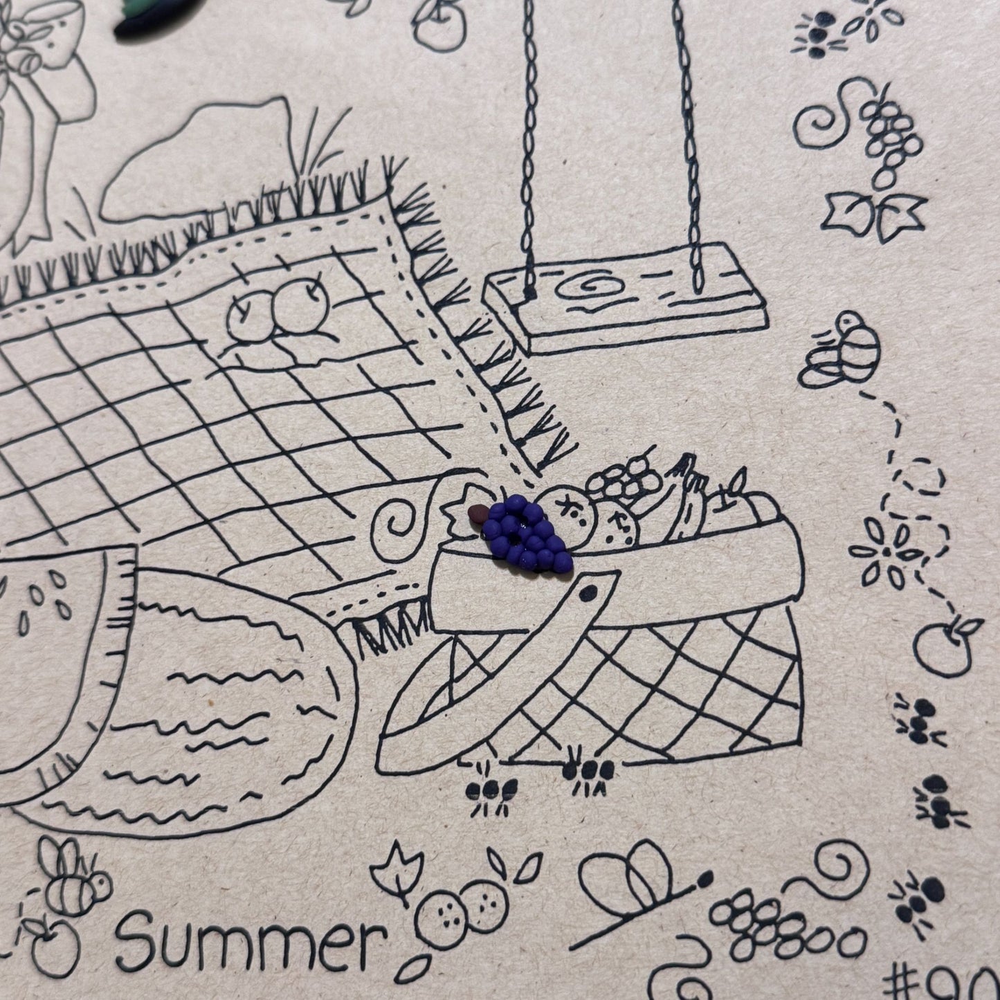 Cotton Way Season to Season Stitchery Embroidery Pattern Summer Country Charms