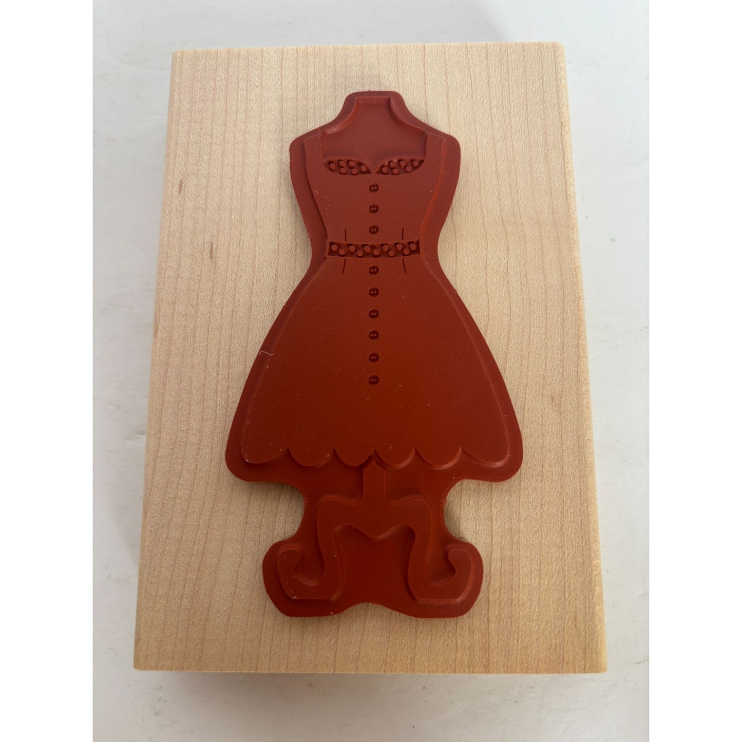 Stampin Up Rubber Stamp All Dressed Up Fashion Change of Address Puns Birthday