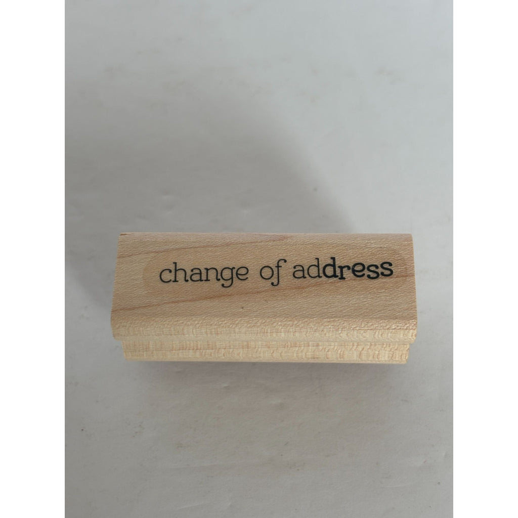 Stampin Up Rubber Stamp All Dressed Up Fashion Change of Address Puns Birthday