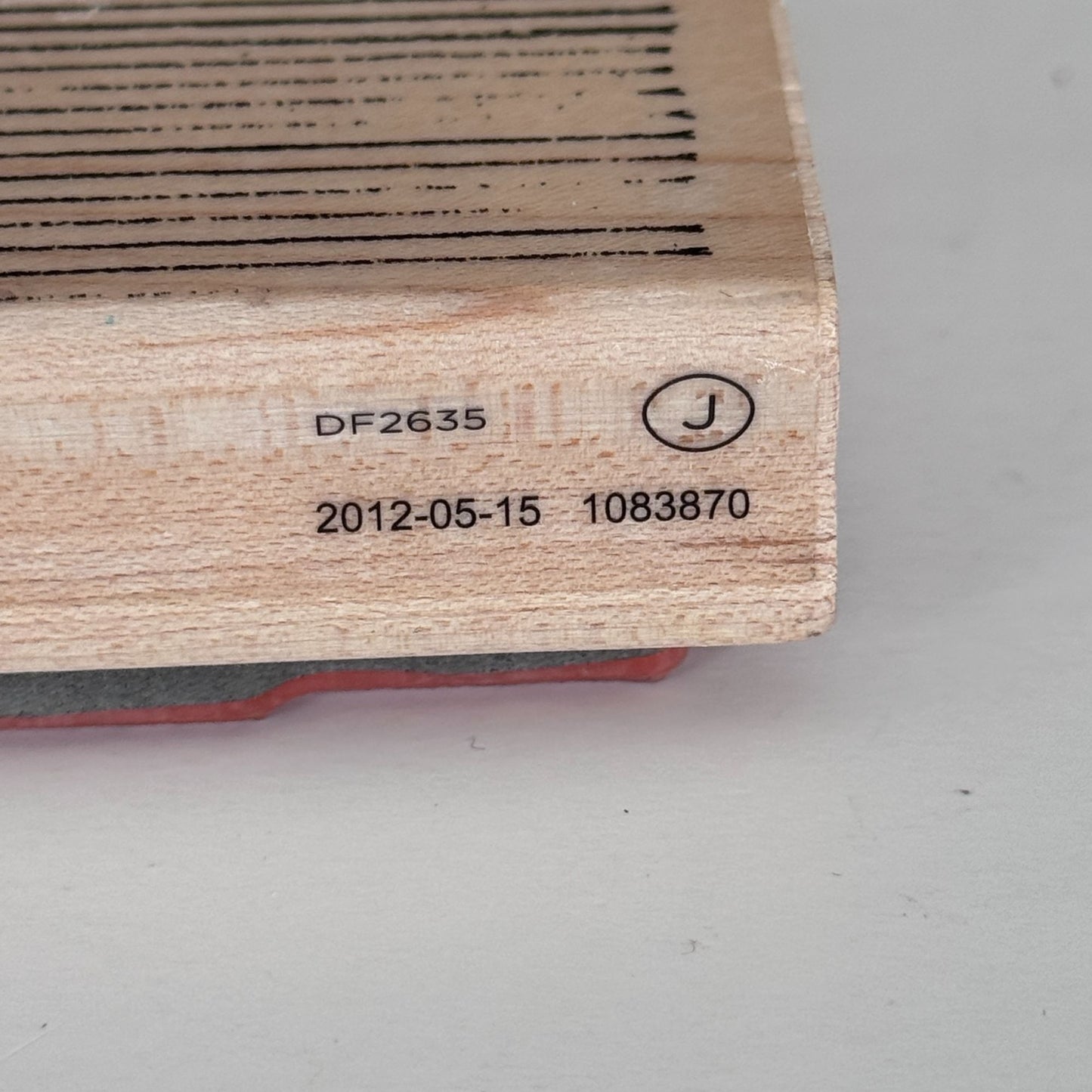 Hampton Art Rubber Stamp Diffusion Artistamps Textured Lines Distressed Background Cardmaking DF2635