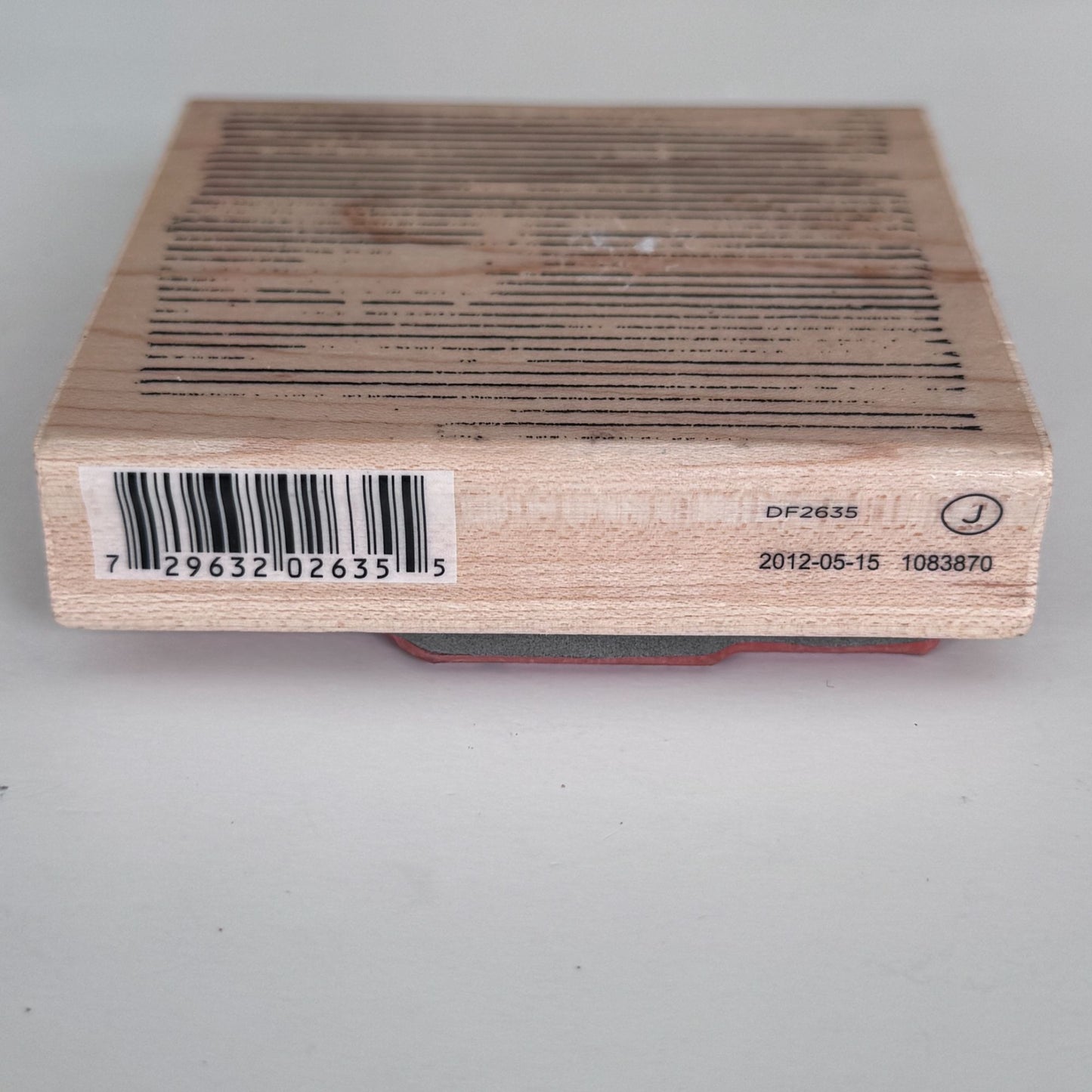 Hampton Art Rubber Stamp Diffusion Artistamps Textured Lines Distressed Background Cardmaking DF2635