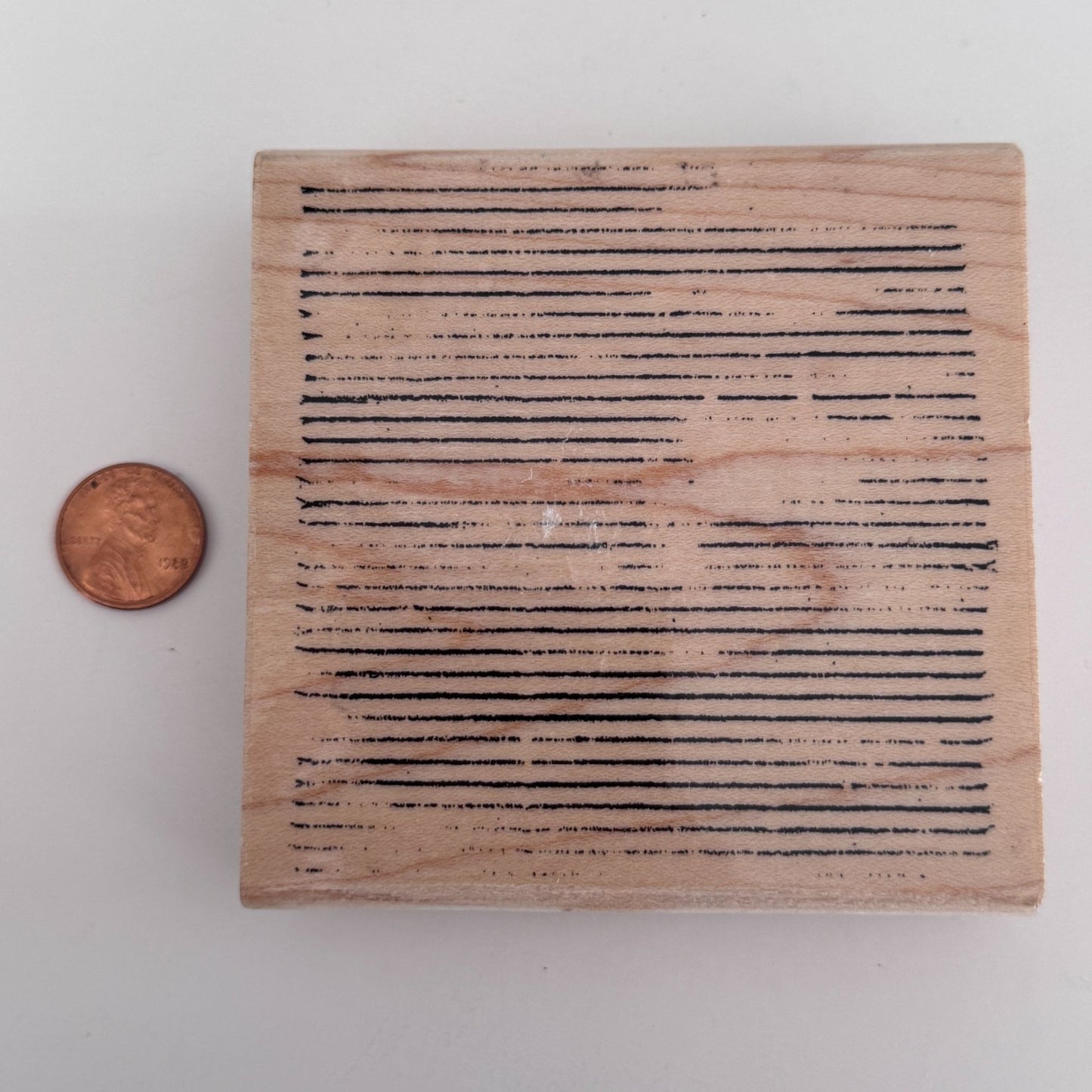 Hampton Art Rubber Stamp Diffusion Artistamps Textured Lines Distressed Background Cardmaking DF2635
