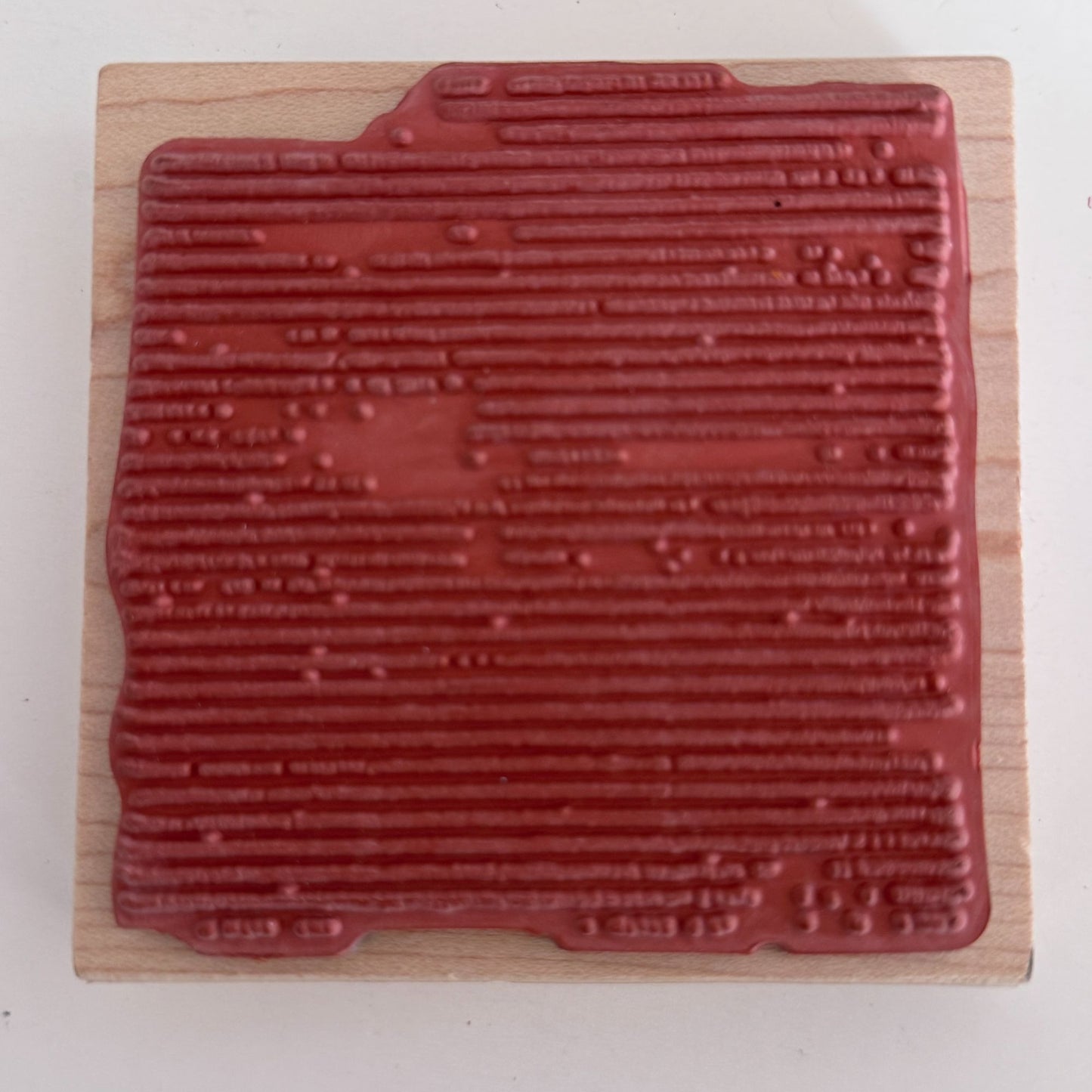 Hampton Art Rubber Stamp Diffusion Artistamps Textured Lines Distressed Background Cardmaking DF2635