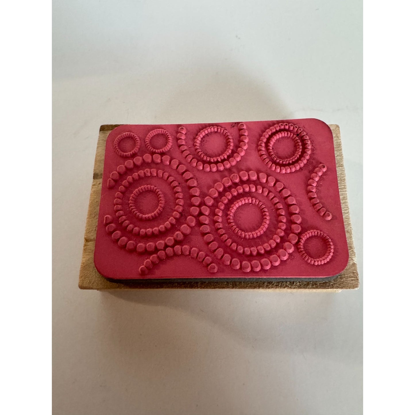 Spiral Confetti Rubber Stamp Circles Party Celebration Card Making Background