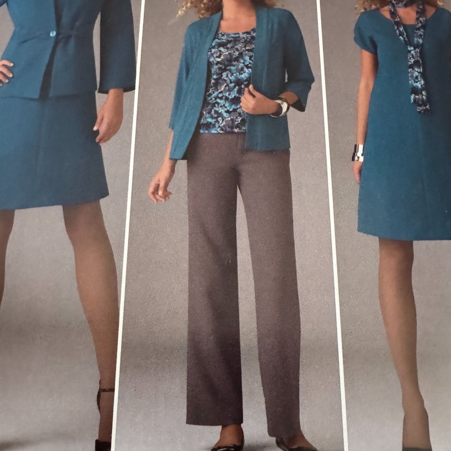 Simplicity Sewing Pattern 2474 Jacket Dress Top Pants Outfit Plus Size 20W-28W