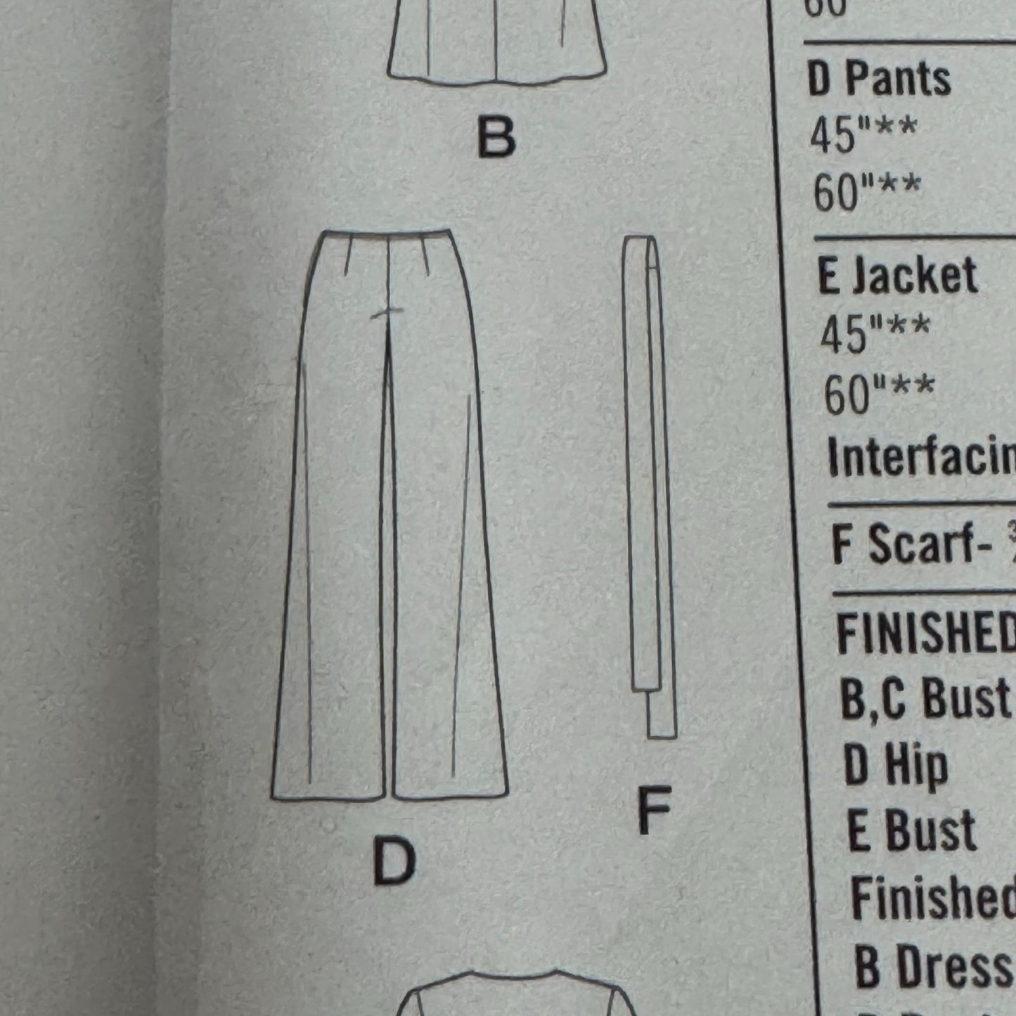 Simplicity Sewing Pattern 2474 Jacket Dress Top Pants Outfit Plus Size 20W-28W