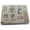 Stampin Up Rubber Stamp Set Penguin Pleasantries Funny Birthday Card Making Pun