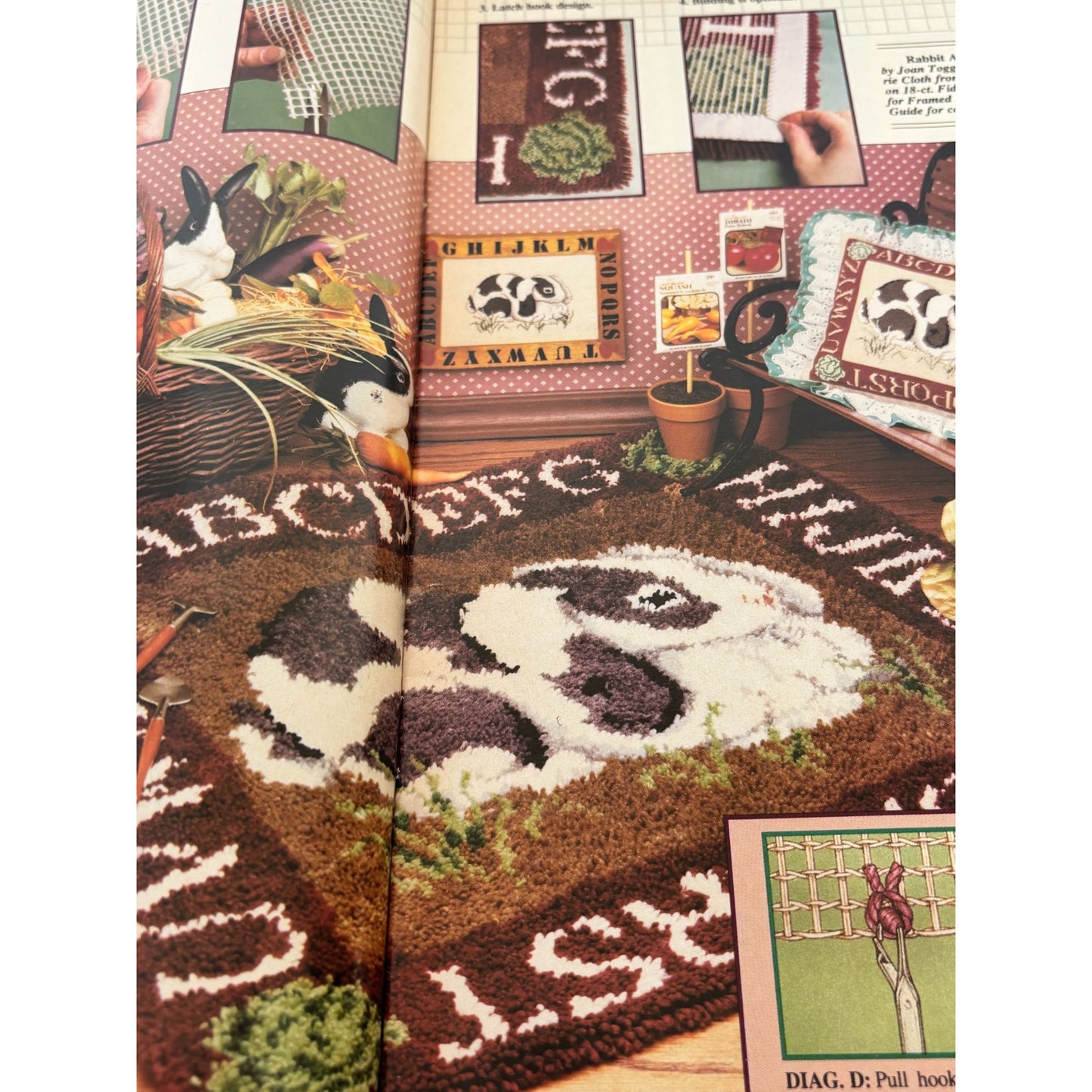 Cross Stitch and Country Crafts Magazine Holiday Stocking Christmas July 1987