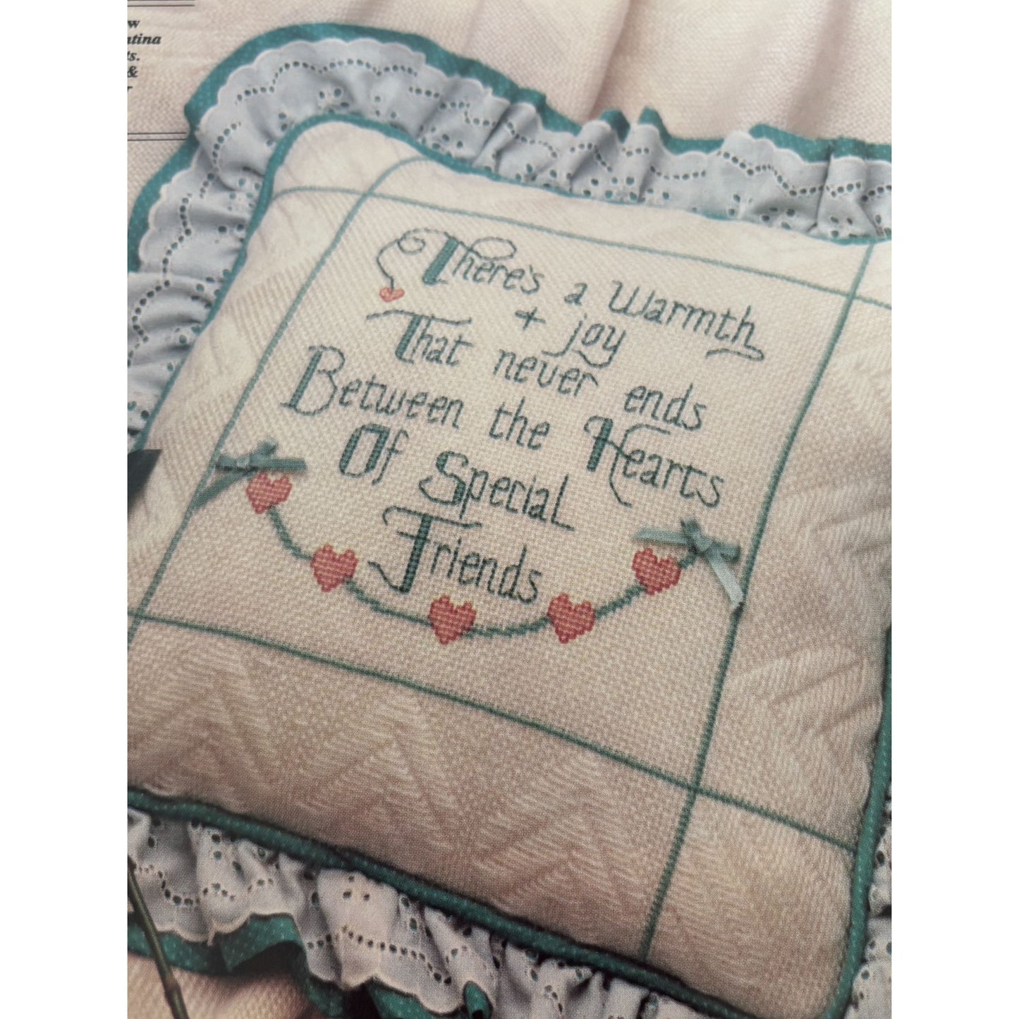 Cross Stitch and Country Crafts Magazine Holiday Stocking Christmas July 1987