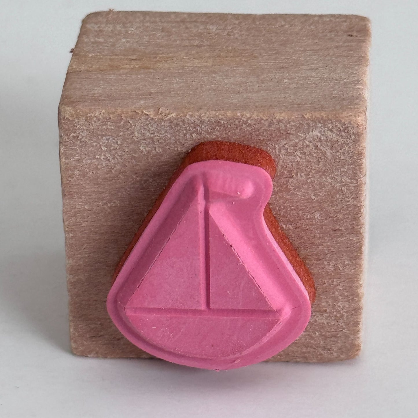 Sailboat Rubber Stamp Nautical Coastal Beach Summer Small Craft Cardmaking Scrapbooking