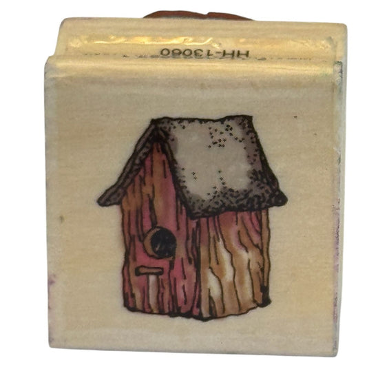 Holly Pond Hill Rubber Stamp Small Birdhouse Cardmaking Craft Uptown