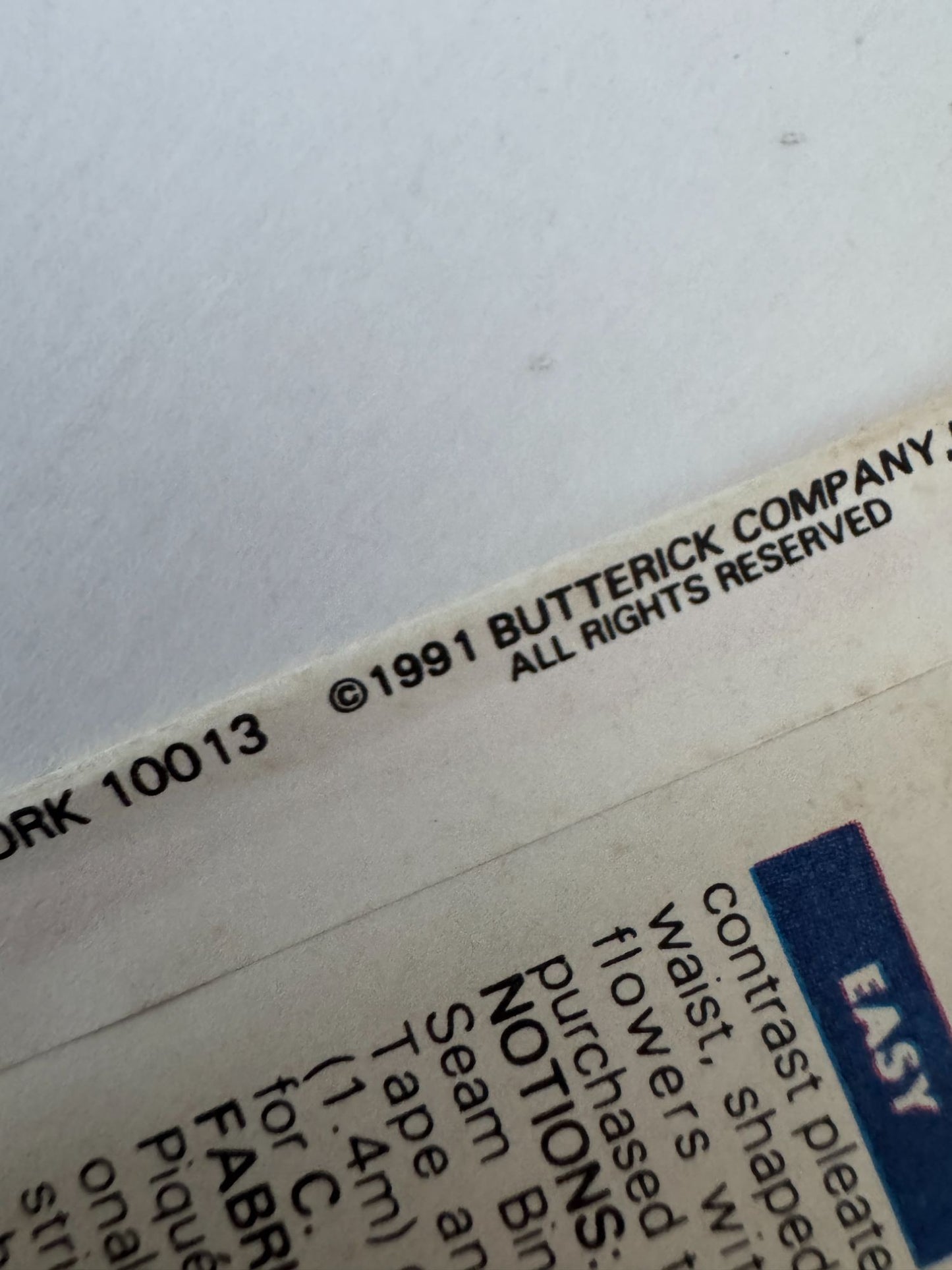 Butterick Sewing Pattern 5340 Girls Dress Spring Easter Party Easy 7 8 10 90s UC