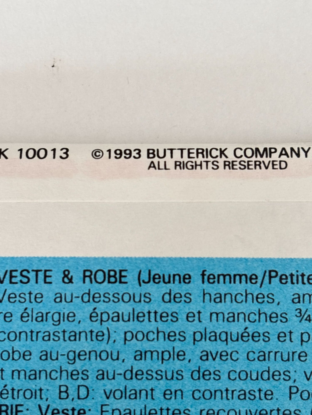 Butterick Sewing Pattern 6643 90s Jacket Dress Flounce Hem 1990s 6 8 10 Uncut