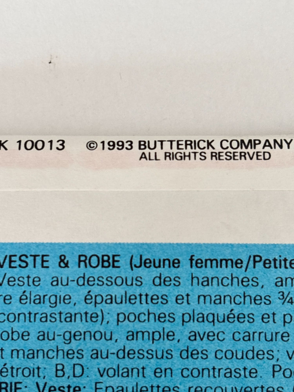 Butterick Sewing Pattern 6643 90s Jacket Dress Flounce Hem 1990s 6 8 10 Uncut