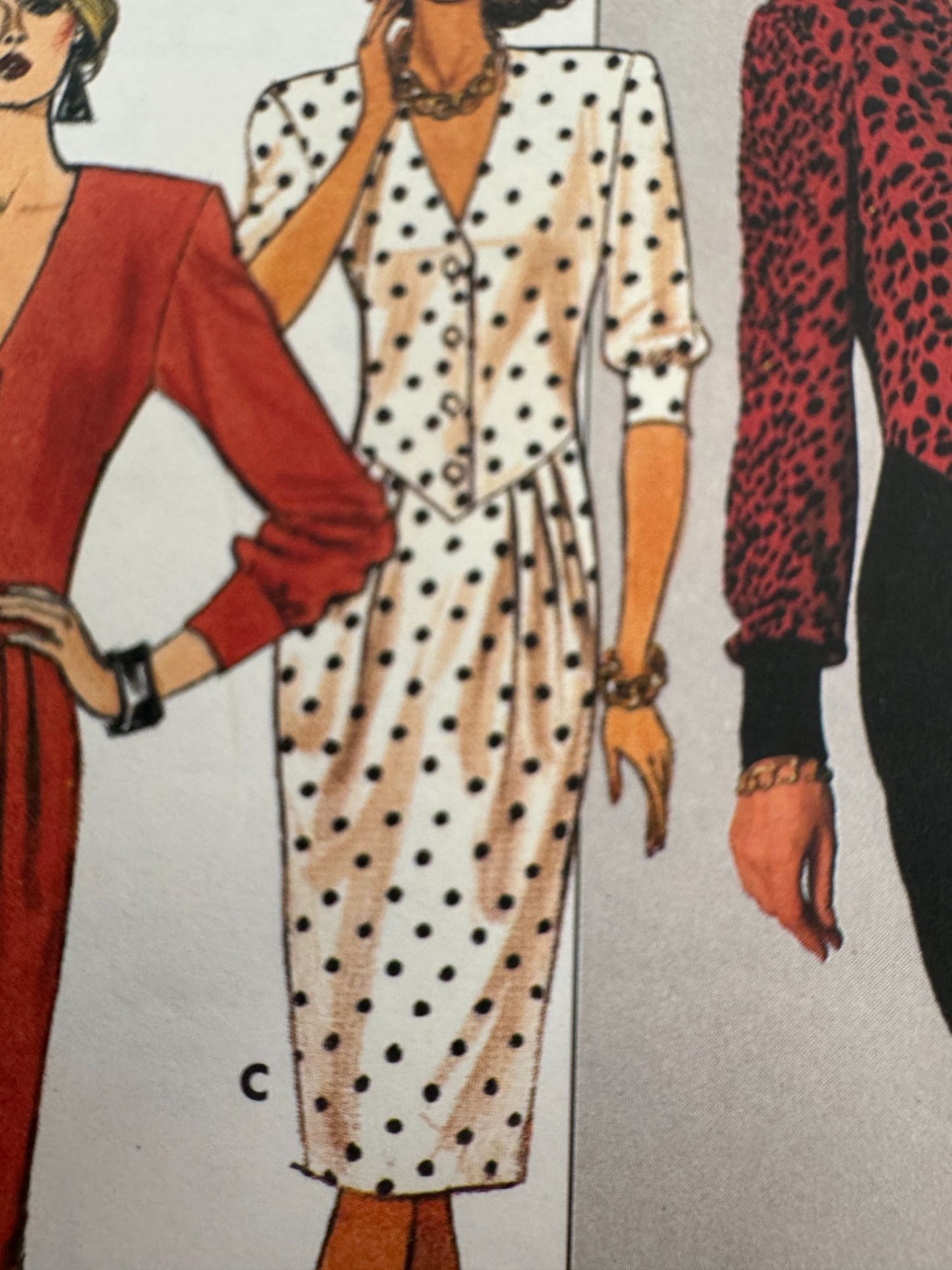 Butterick Sewing Pattern 4067 Misses Dress Structured 1980s Sizes 6-10 Uncut