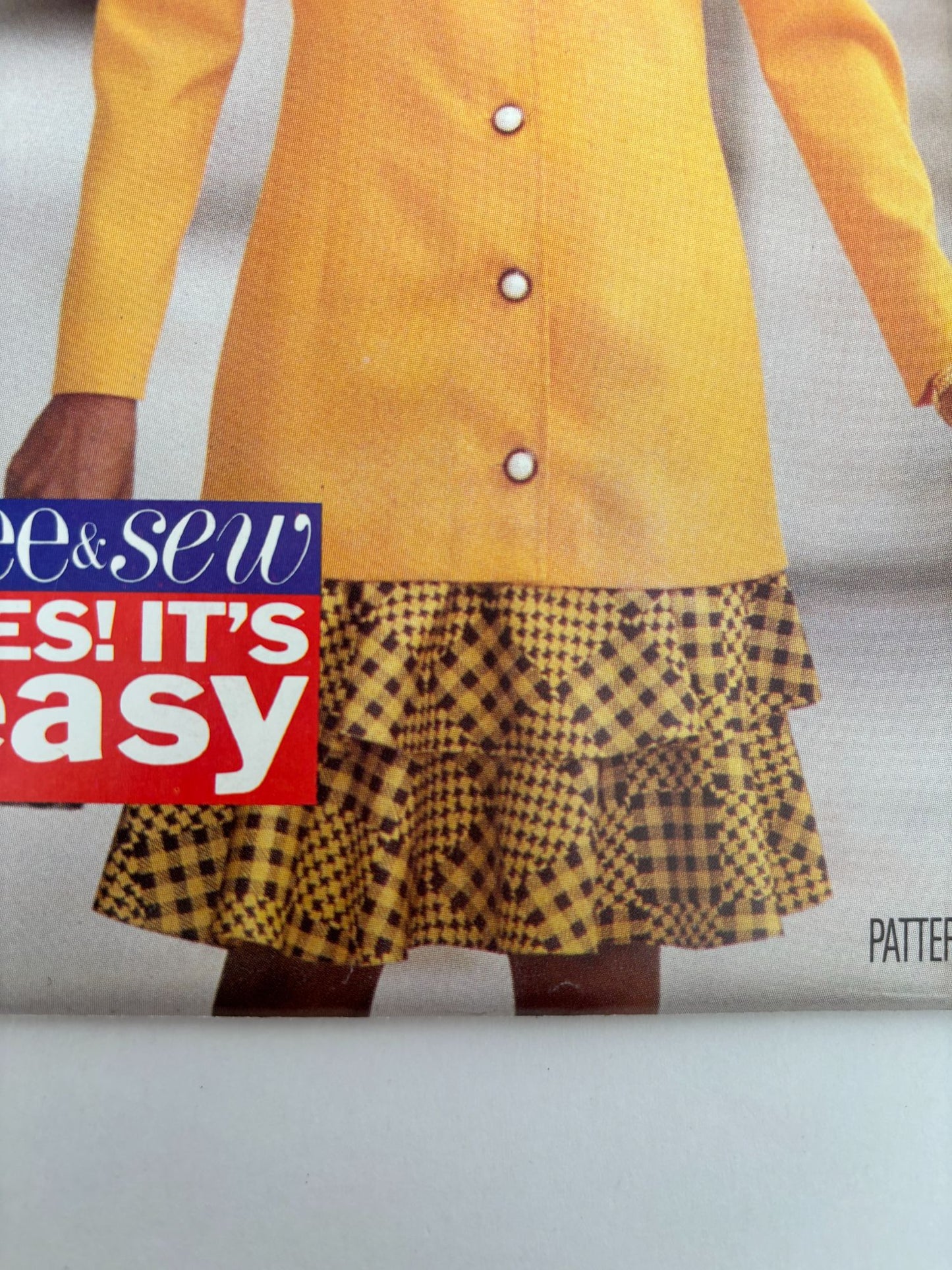 Butterick Sewing Pattern 6562 Misses Tunic and Skirt Easy Work 1990s UC 8 10 12