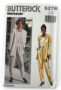 Butterick Sewing Pattern 6276 Evening Jacket Pants 90s Outfit Easy 18 20 22 UC