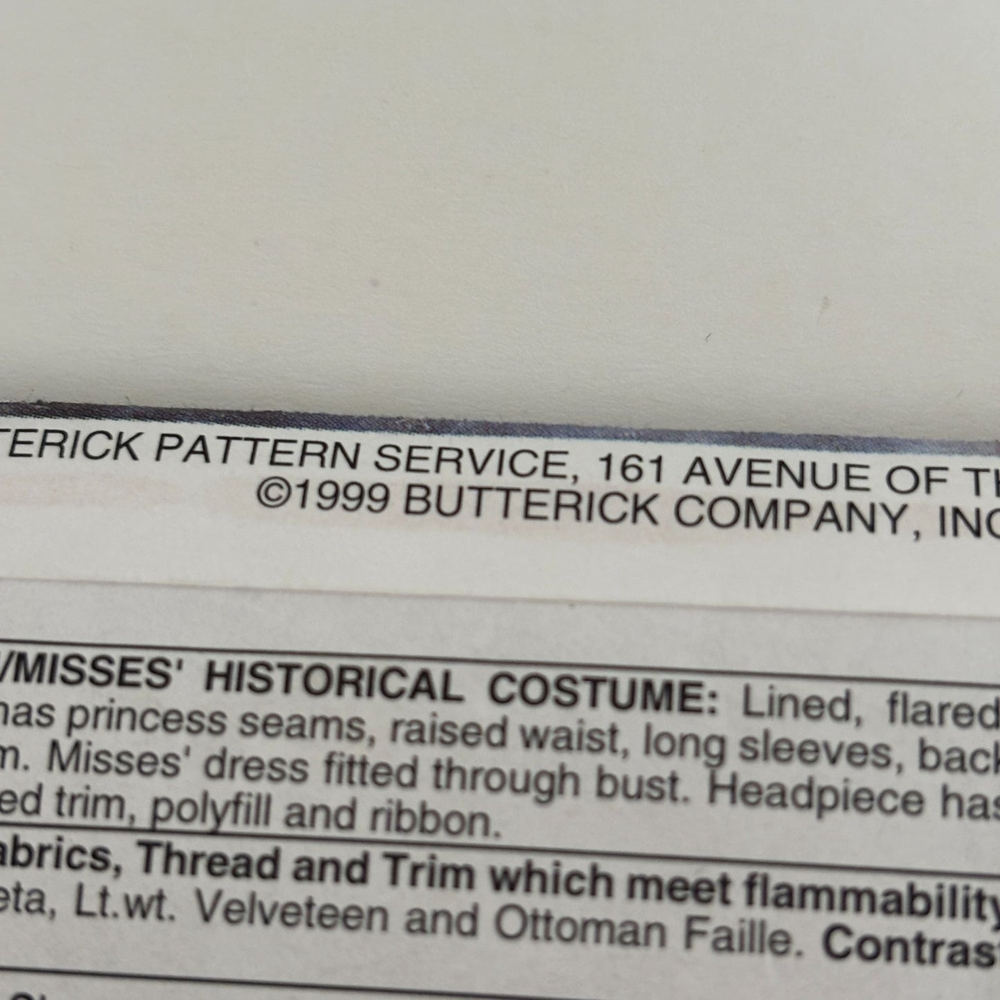 Butterick Sewing Pattern 6203 Renaissance Costume Dress Gown Girls Misses Uncut Halloween Ren Fair