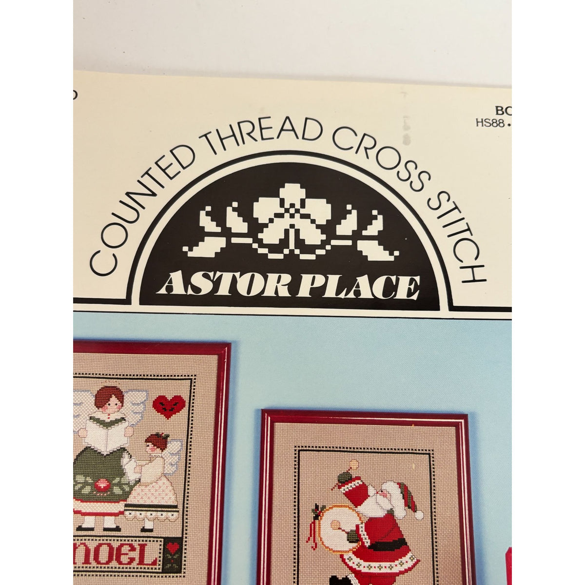 Astor Place Cross Stitch Pattern Leaflet Book 27 Noel Trio Christmas Display Set