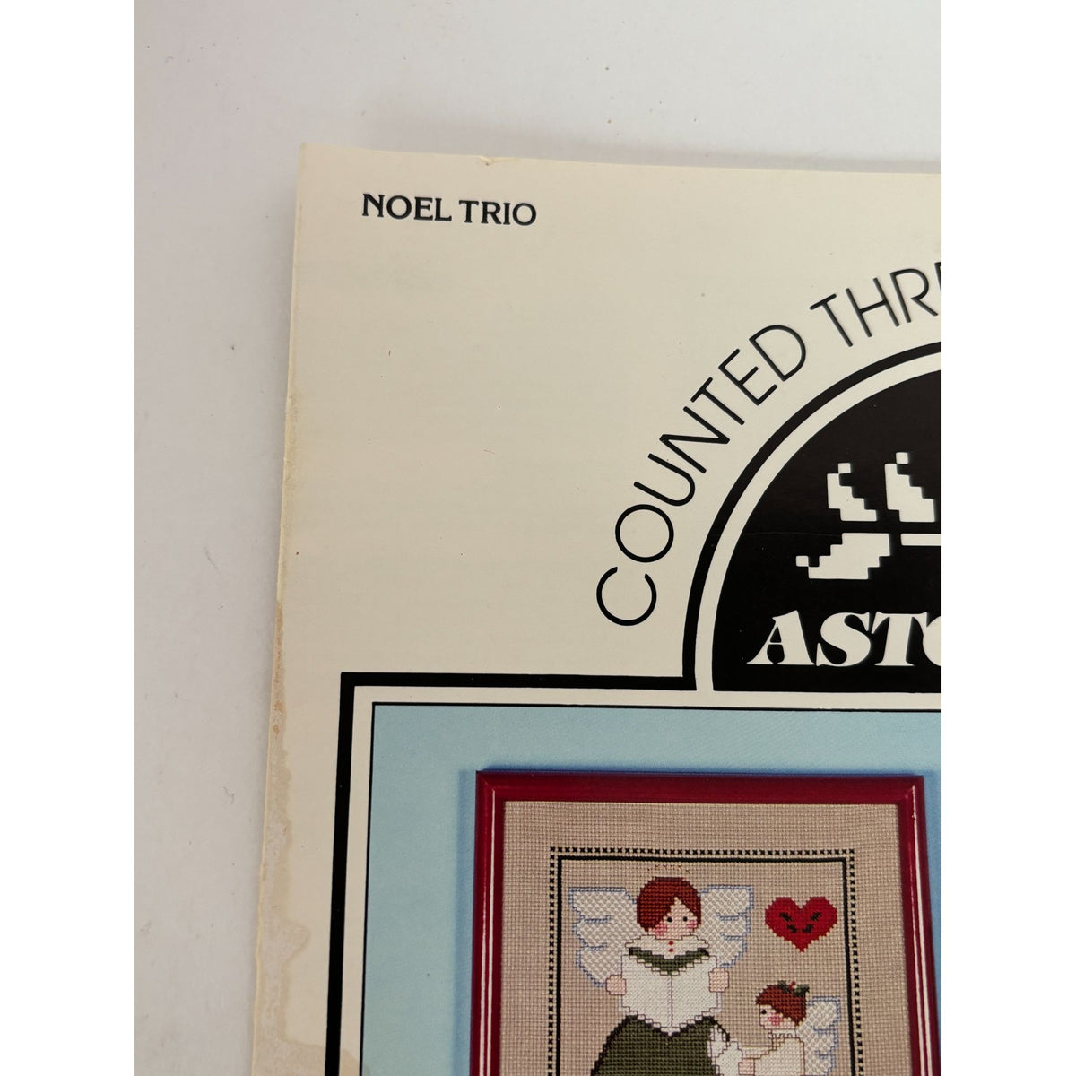 Astor Place Cross Stitch Pattern Leaflet Book 27 Noel Trio Christmas Display Set