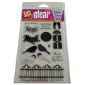 Impression Obsession Clear Rubber Stamps Birds Real Estate Sentiments Housewarming Cardmaking Words We Moved