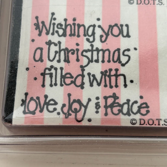 DOTS Rubber Stamp Set Christmas Heaven Jesus is the Reason for the Season Words