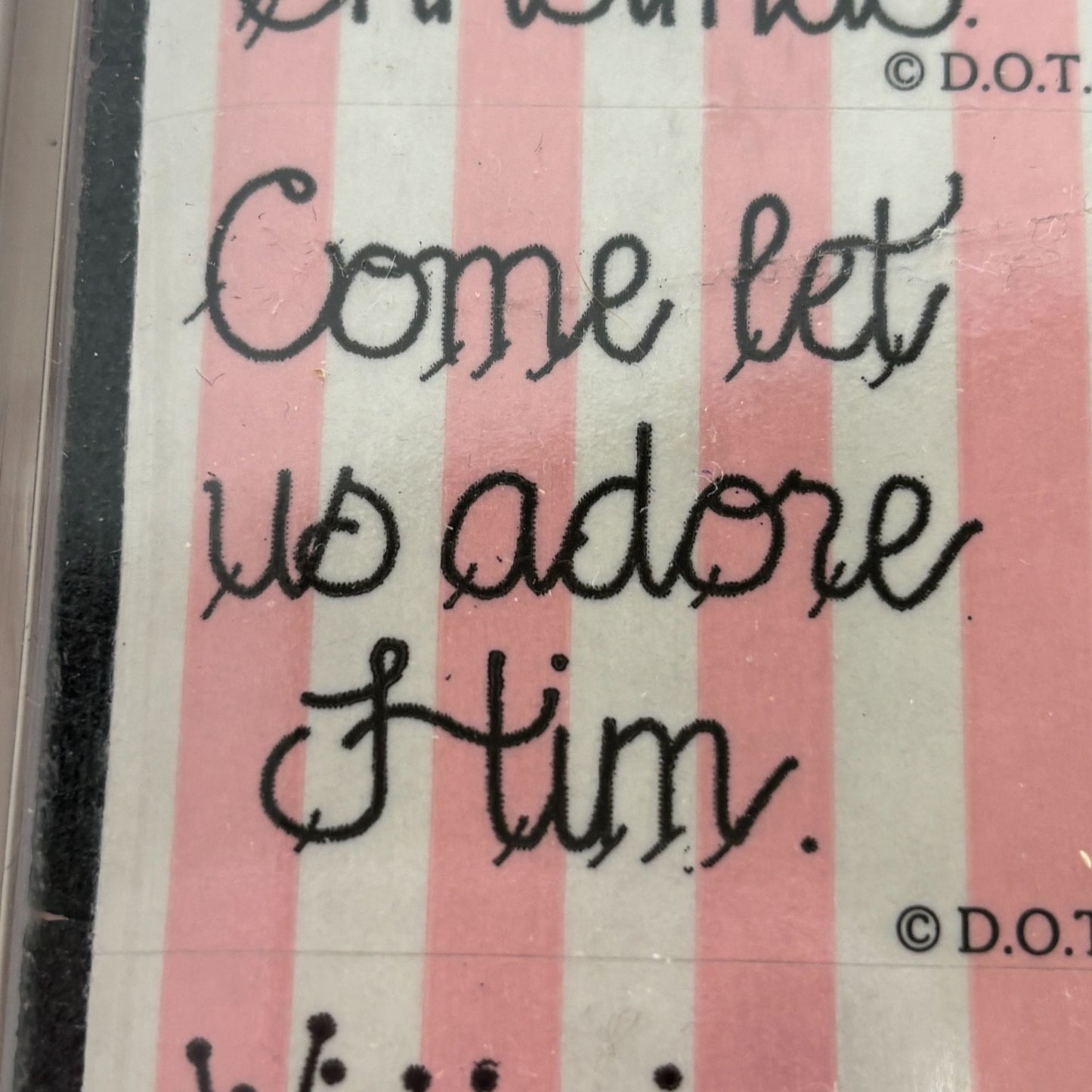 DOTS Rubber Stamp Set Christmas Heaven Jesus is the Reason for the Season Words