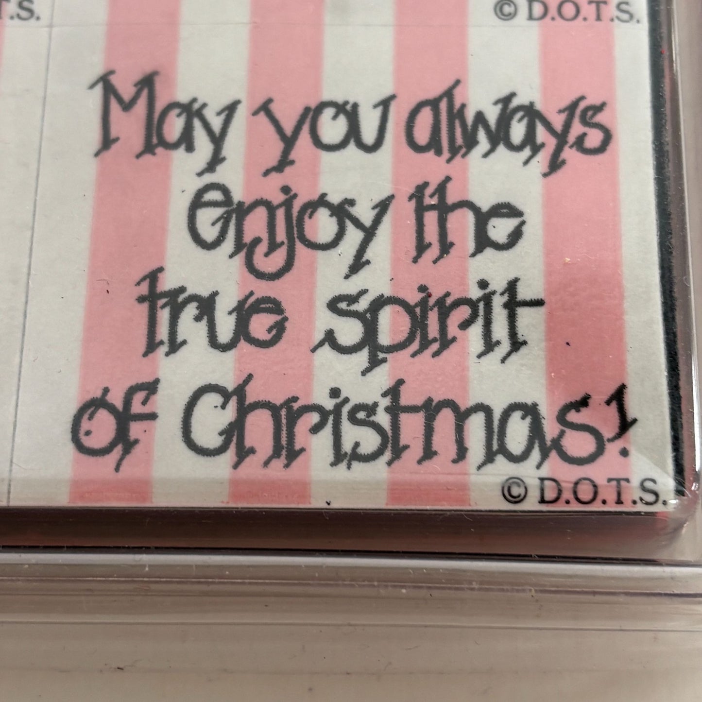 DOTS Rubber Stamp Set Christmas Heaven Jesus is the Reason for the Season Words