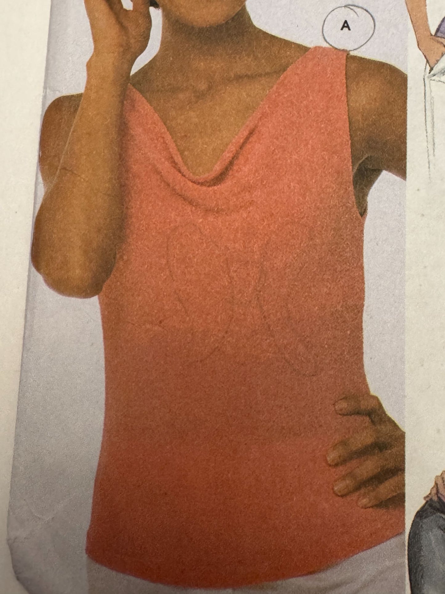Simplicity Sewing Pattern 9626 Knit Tops Sleeveless Short Sleeve 14-20 UC