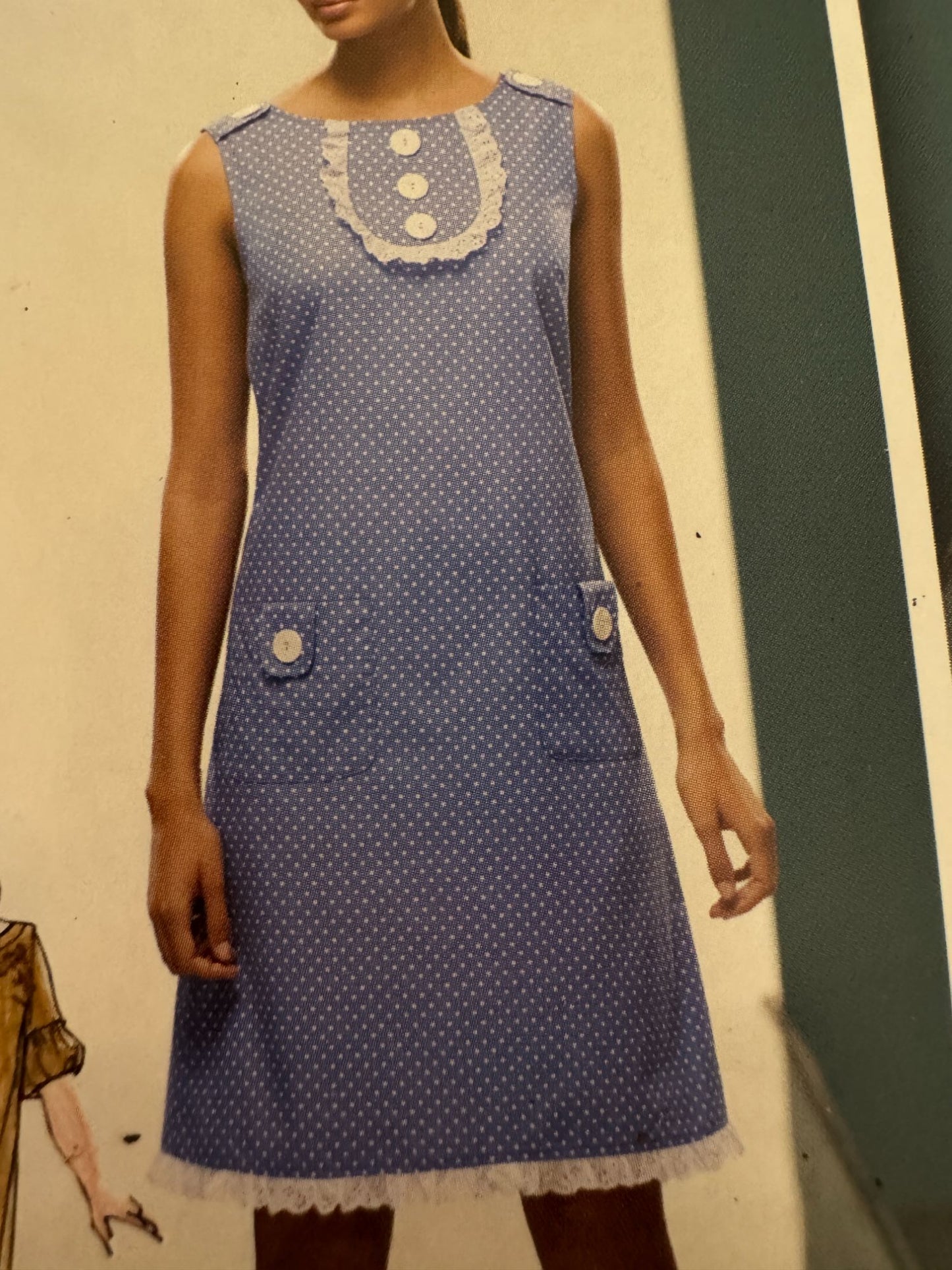 Simplicity Sewing Pattern 2995 Mod Shift Dress Retro Modern Project Runway 4-12